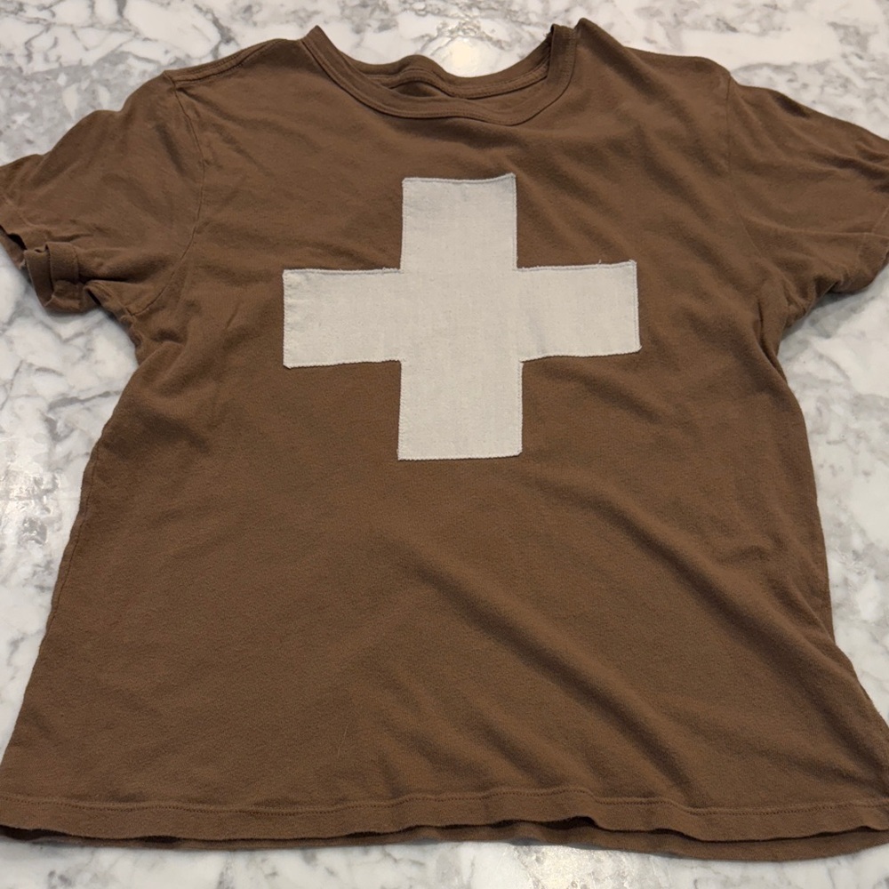 Imogene + Willie Plus Tee in Fatigue Brown in XS
